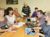 Начальник районного финансового управления Т.М. Аксенова (в центре) проводит оперативку с руководителями отделов